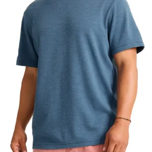 Sand Wave Slub Cotton Blend T-Shirt